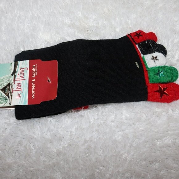 The Inn Thing womens Christmas socks new with tags size 9-11 - Picture 2 of 4